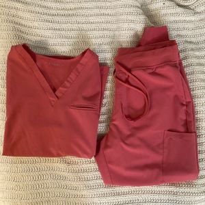 Mandala Scrub Set size L in Jaipur Pink